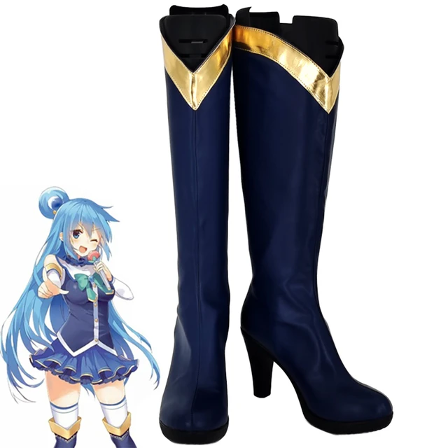 The boots Aqua Dark in Kono Subarashii Sekai ni Shukufuku wo