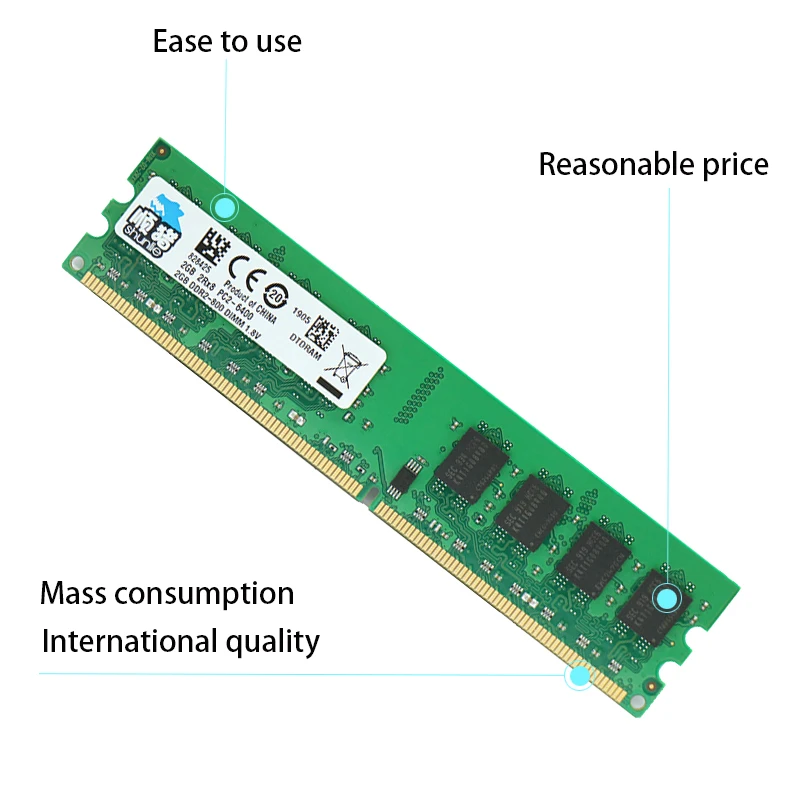 DDR2 2 Гб 667 МГц 800 1,8 V модуль памяти DIMM для компьютера оперативная память