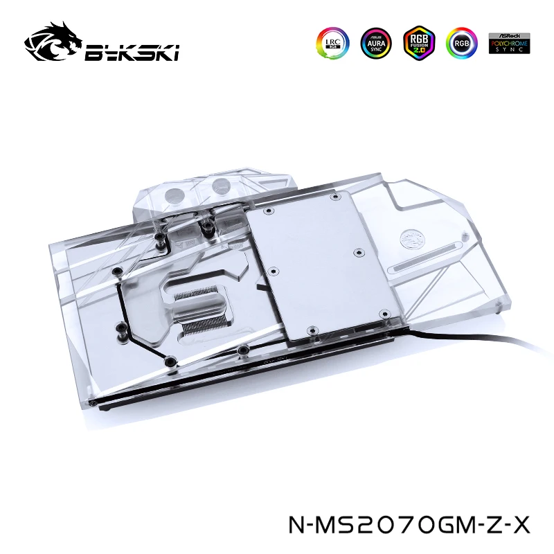 Блок водяного охлаждения Bykski для MSI Geforce RTX2070 GAMING Z ARMOR /8G OC VGA N-MS2070GM-Z-X | Компьютеры и