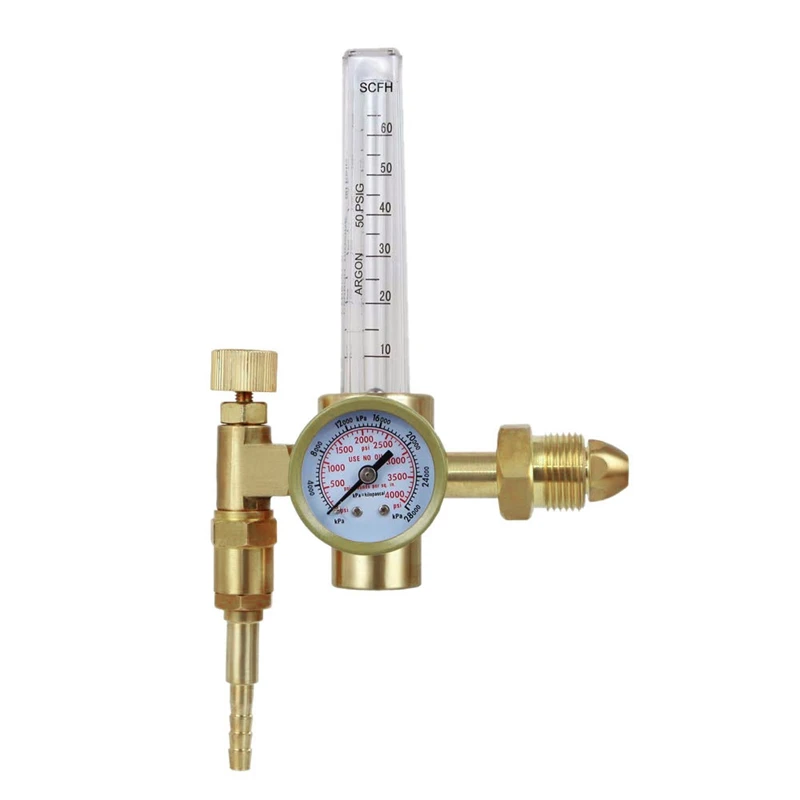 Argon Co2 Cga 580 Mig Tig Flow Meter Welding Weld Regulator Gauge Gas