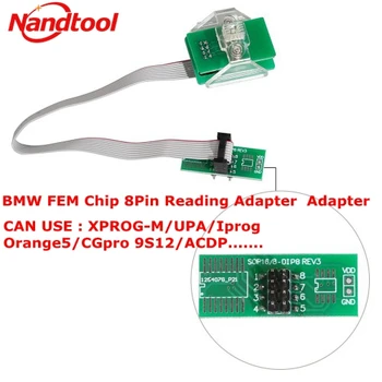 

OEM BMW FEM/BDC 95128/95256 Chip Anti-theft Data Reading Adapter 8Pin Adapter Support XPROG/UPA/Iprog+/Orange/CGpro 9S12/ACDP