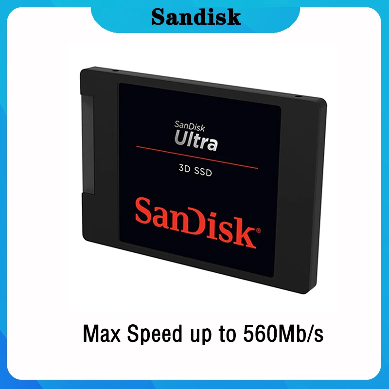 Sandisk HDD ULTRA 3D 560MBS 250 ГБ 500 1 ТБ 2 Внутренний твердотельный диск Жесткий SATA 3 0 (6 ГБ/сек.)