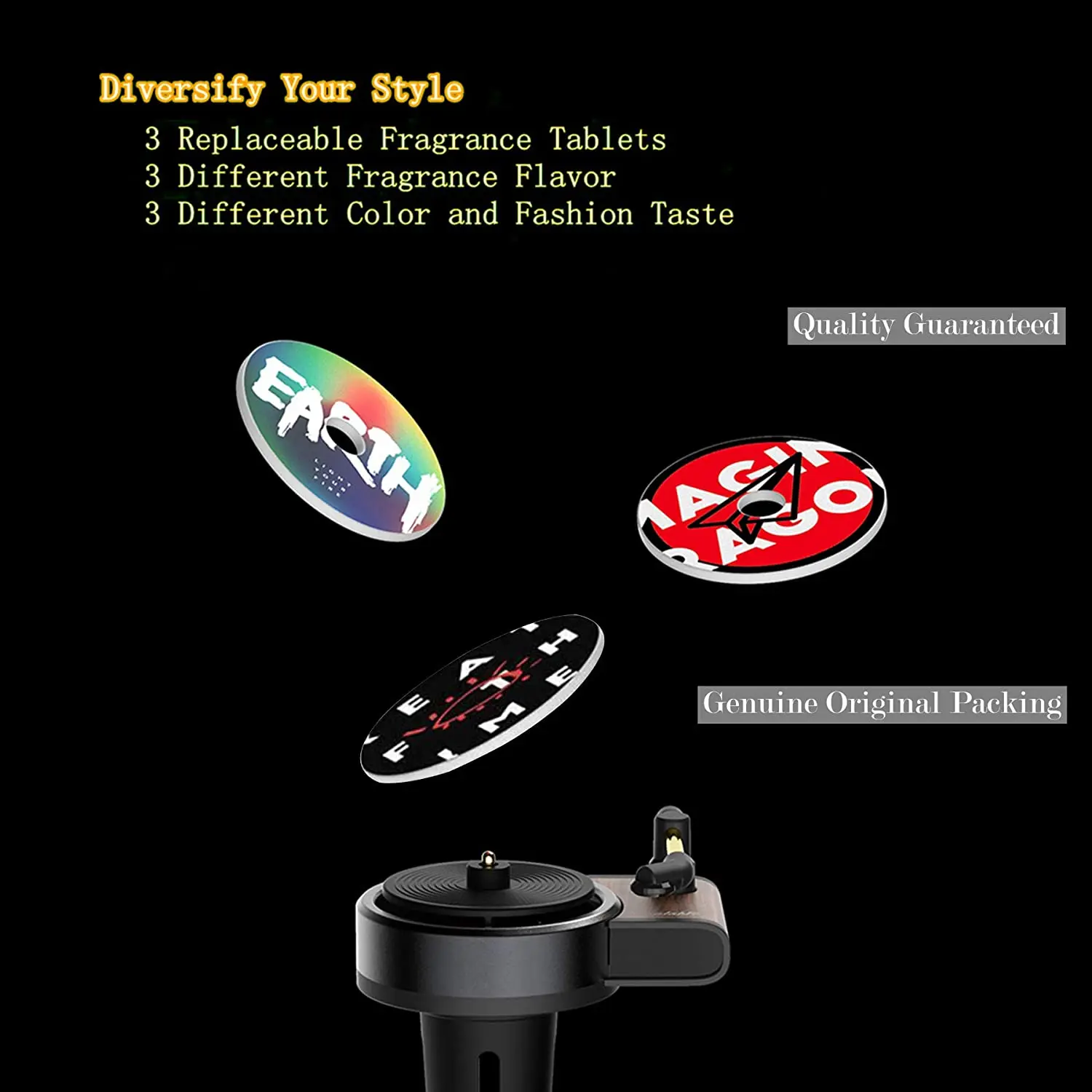 Turntable Phonograph Car Air Freshener