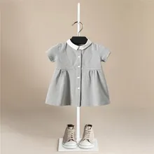 Новые летние платья для девочек, одежда для девочек с блестками, платье принцессы, Детский костюм, хлопок, детская одежда