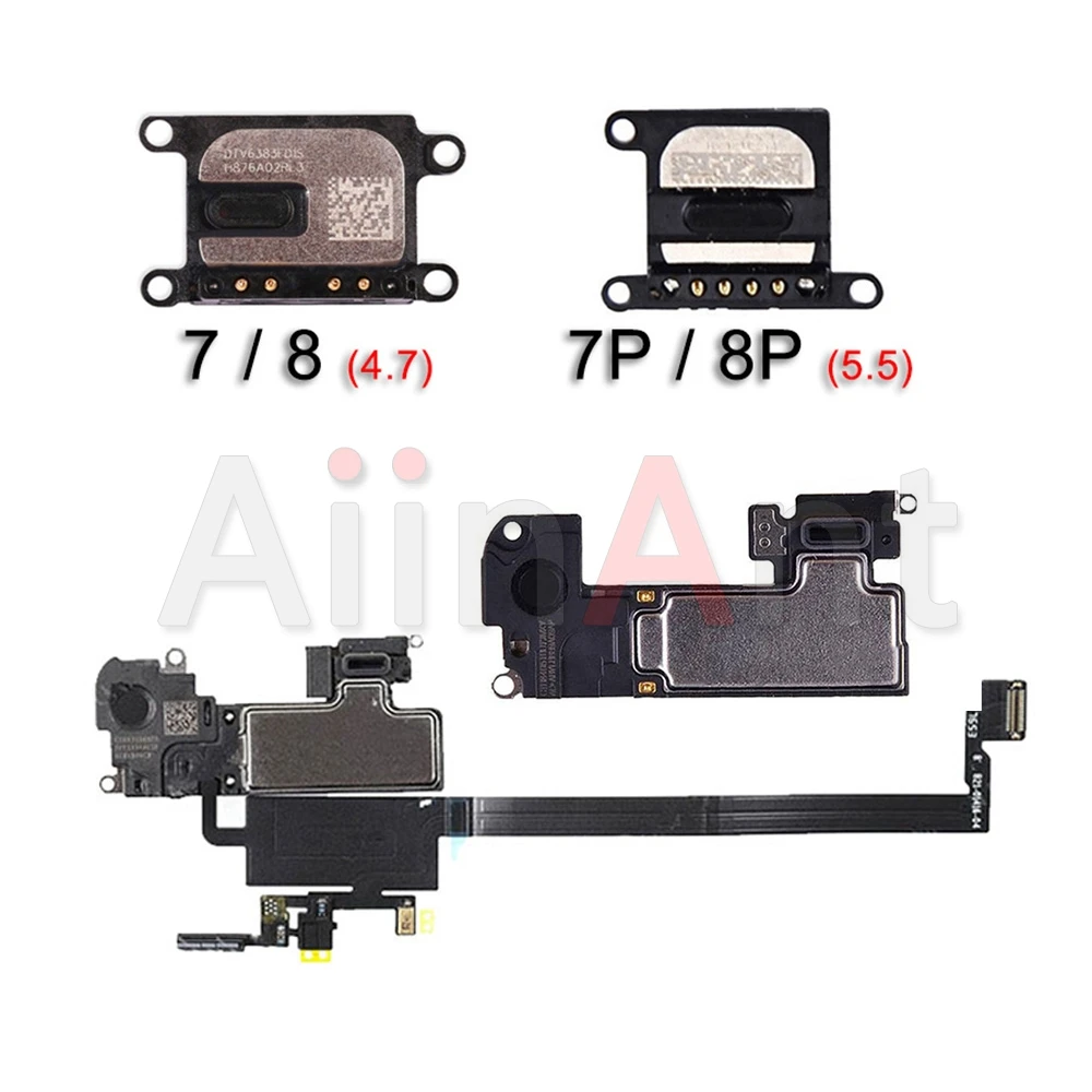 

Earpiece Flex For iPhone Xs Max XR X 7 8 Plus Ear Earphone Proximity Light Sensor Sound Earpiece Speaker Flex Cable Replacement