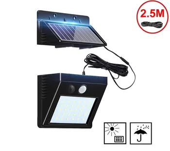 

30 LED Solar Power Lamp PIR Motion Sensor Wall Light Outdoor Waterproof Energy Saving Street Garden Yard Security light indoor h