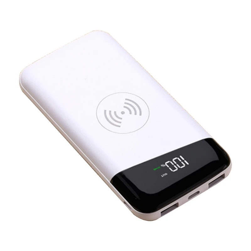 best portable charger for iphone Portable Charger 10000mAh Power Bank 5V/2A Fast Charging Fully Compatible Battery Pack Dual-input &Tri-output Cell Phone usb c power bank Power Bank