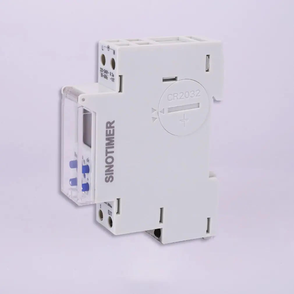 SINOTIMER 220 В/110 В TM610 1P 18 мм одиночный модуль din-рейку ЖК-цифровой 7 дней 24 часа программируемый таймер переключатель