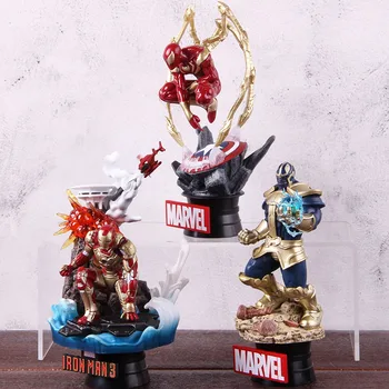 

Marvel Avengers Original Spider Man 014 Thanos 015 Iron Spider-man Spiderman Iron Man Action Figure Collectible Model Toy Gift