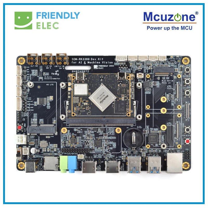 US $259.00 Friendly SOMRK3399V2 core board 4GB memory 16GB flash memory HDMI IN dual MIPI dual frequency WiFi