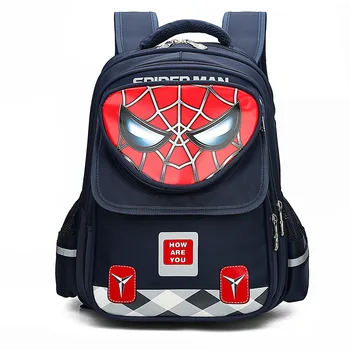 

Cartoon Spiderman Shoulder Bags Schoolbag 1-3-4 Grade Primary School Students Backpacks Children's Bags Girls Princess Backpacks