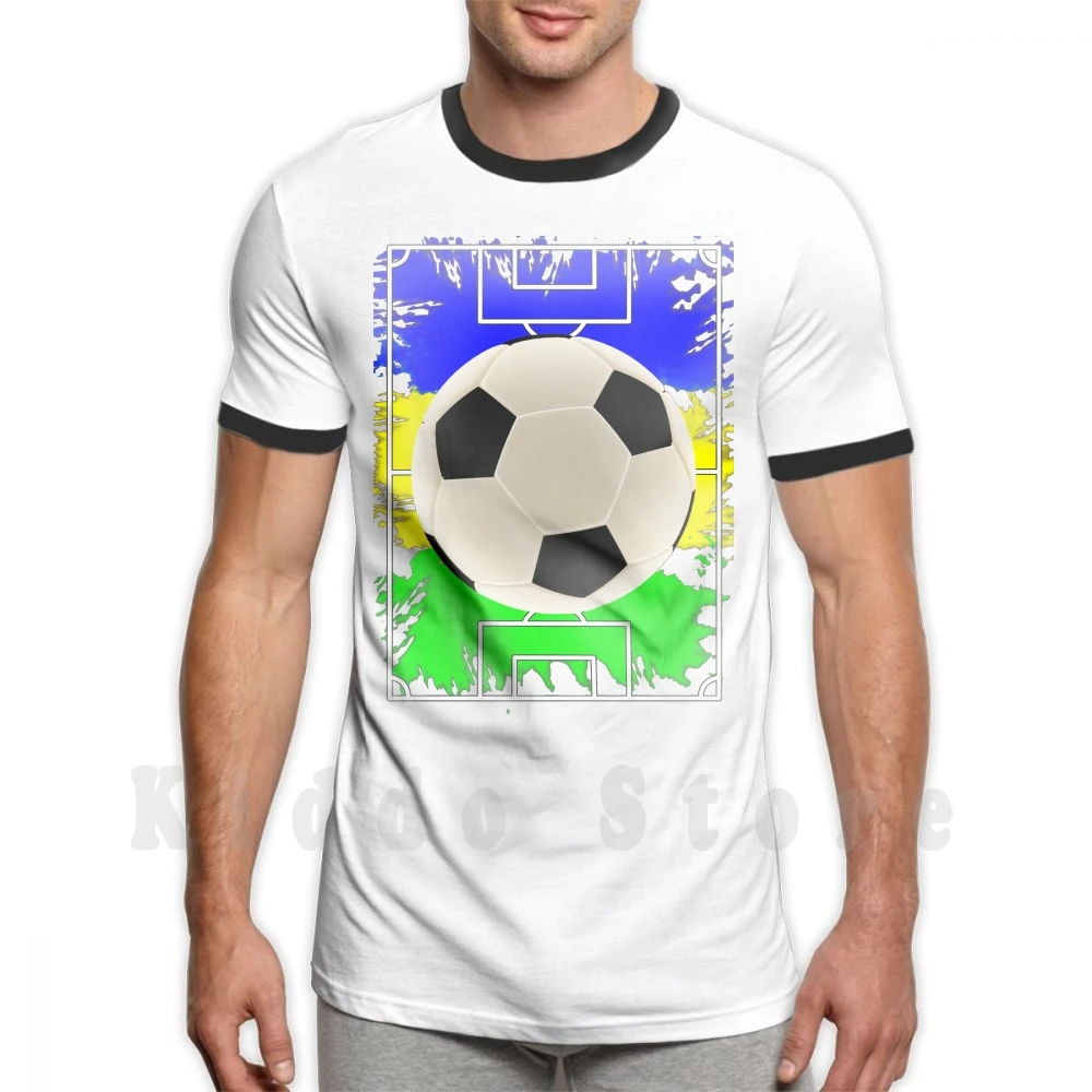 Defectuoso Ópera torneo Camiseta de campo de fútbol con estampado para hombre, nueva camiseta de  algodón, juego de fútbol, corona, balón de fútbol mundial, ventilador, Rey,  Wm a|Camisetas| - AliExpress