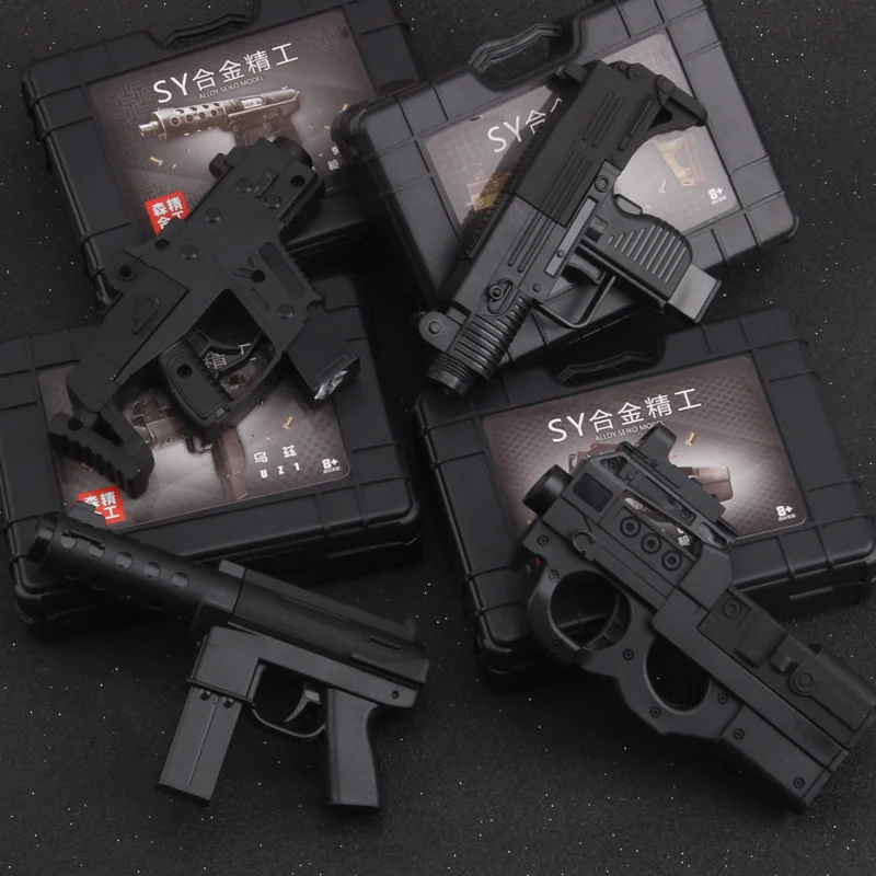 P90 tec-9 мини-пистолет из сплава игрушка безопасная стрельба серия для взрослых