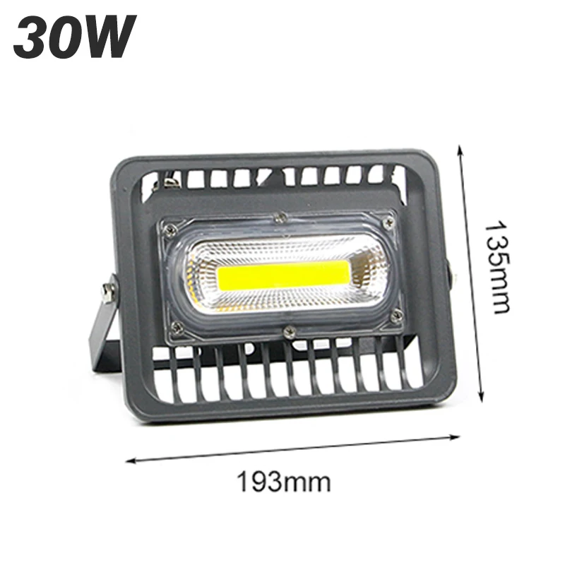 30W 220V Водонепроницаемый IP65 отражатель светодиодный прожектор 30 Вт 50 Вт 70 Вт 100 Вт AC 220v 240V Светодиодный прожектор для прожектор светодиодный наружное освещение - Испускаемый цвет: 30W 220V