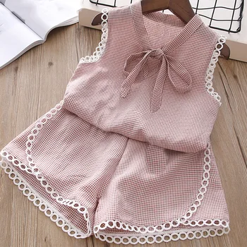

Baby Girl Clothes Suit Brand NEW Summer Star Printing toddler girl clothes T-shirt Tops+Waistband Pantskirt Suit 2-6Y