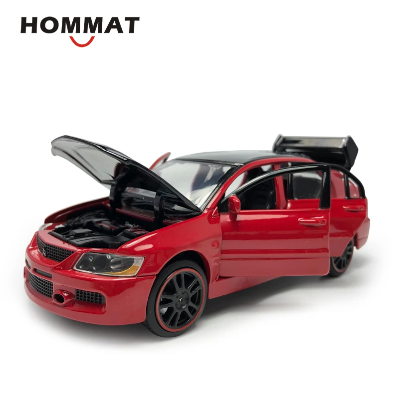 HOMMAT 1:32 весы Mitsubishi Lancer Evolution EVO IX Литые металлические Литые игрушечные транспортные средства модель автомобиля Детские игрушки для мальчиков Детский подарок