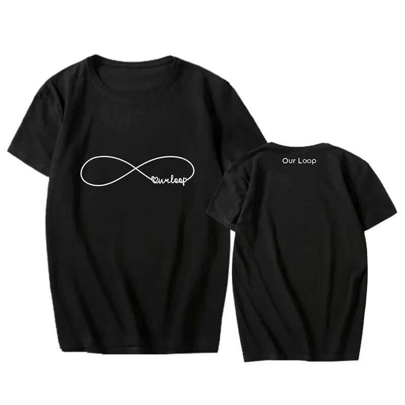 GOT7 2019 Tour Our Loop Korean Style T Shirt Tees Hip Hop Tshirt Short Sleeve Tops T-shirts PT1153 | Женская одежда