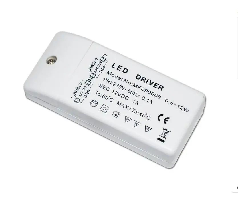 lowest price EMS/DHL FAST SHIPPING 200X LED bulb Driver Transformer Power Supply  DC 12V 0.5w-12w life warranty lowest 2014 new hot selling 12v 3a 36w ac for dc power supply adapter for 2 1