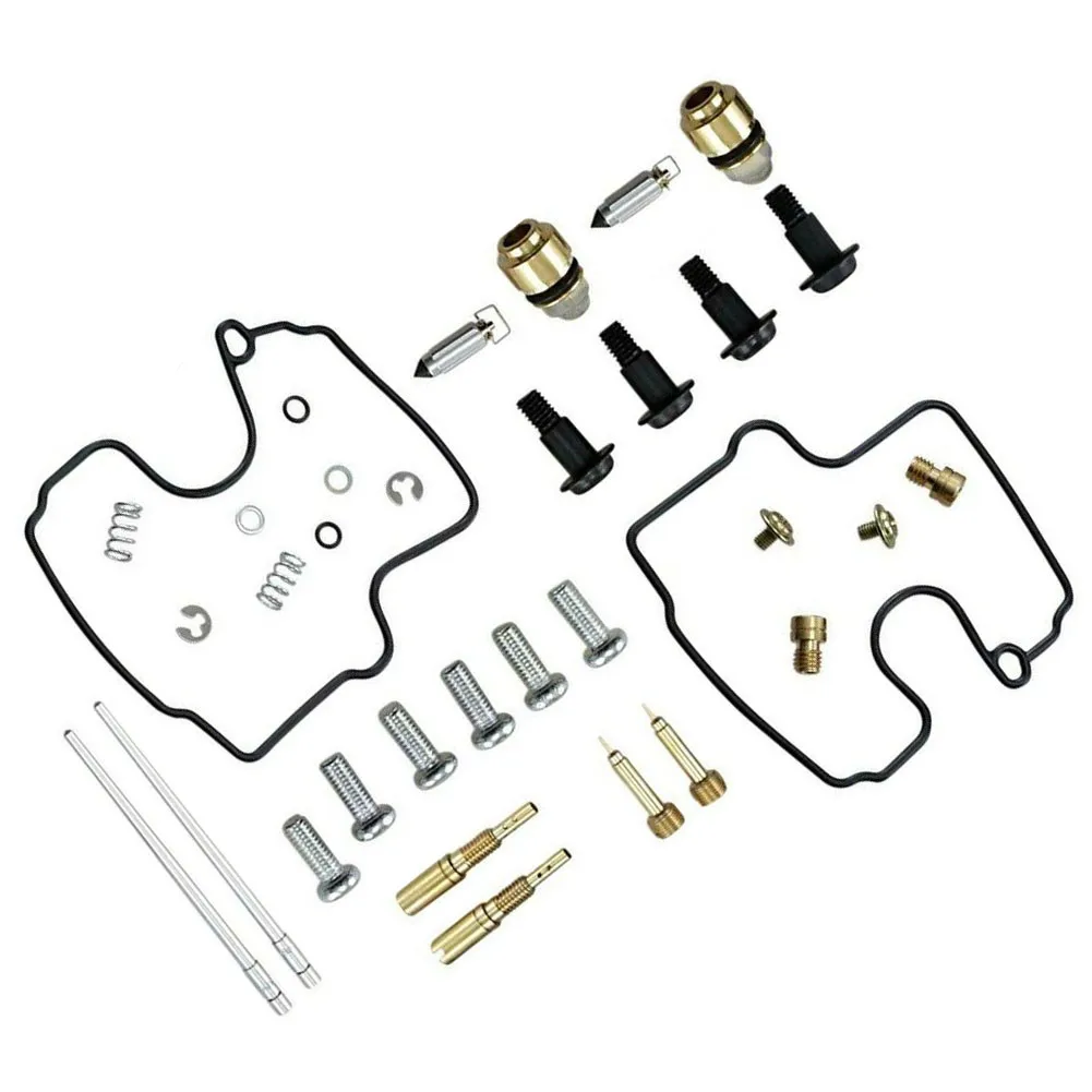 2 Set Motorcycle Carburetor Gaskets Jets Rebuild KITs Motorbike