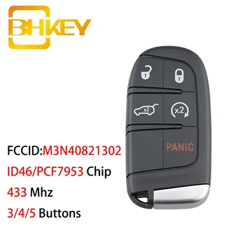 

BHKEY M3N40821302 for Jeep Key Fob 3/4/5 Buttons Remote Car Key 433Mhz for Jeep Grand Cherokee 2014 2015 2016 2017 2018