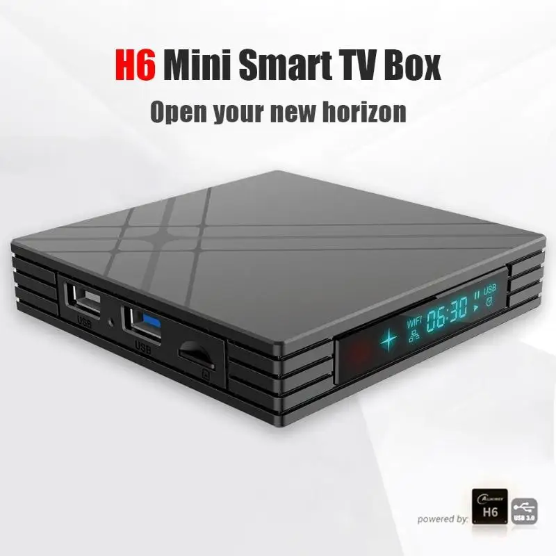 Eachlink H6 Mini Smart TV Box 3+32G Android 7.0 2.4G WIFI 100Mbps Quad-core 4K TV set-top box Bluetooth Top Box for Android