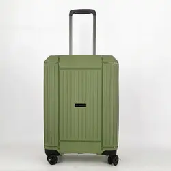 Высокое качество экологически чистый PP материал легкий прокатный багаж Spinner бренд путешествия чемодан мода путешествия