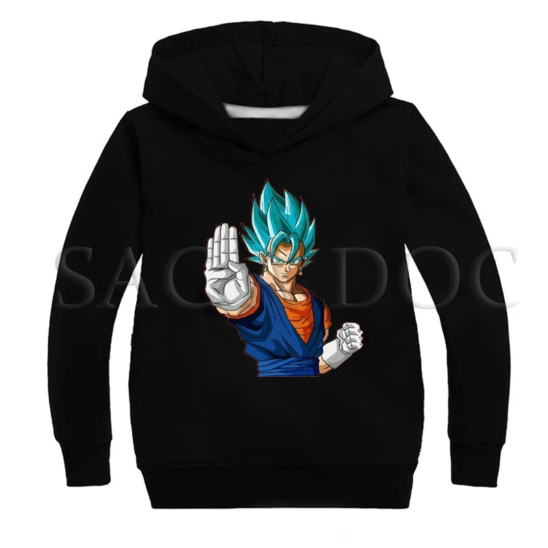 Hoodies 13 Модные толстовки с капюшоном с принтом «Жемчуг дракона»; толстовки для маленьких мальчиков и девочек; детские зимние тонкие топы с длинными рукавами; детская повседневная одежда - Цвет: Hoodies 13