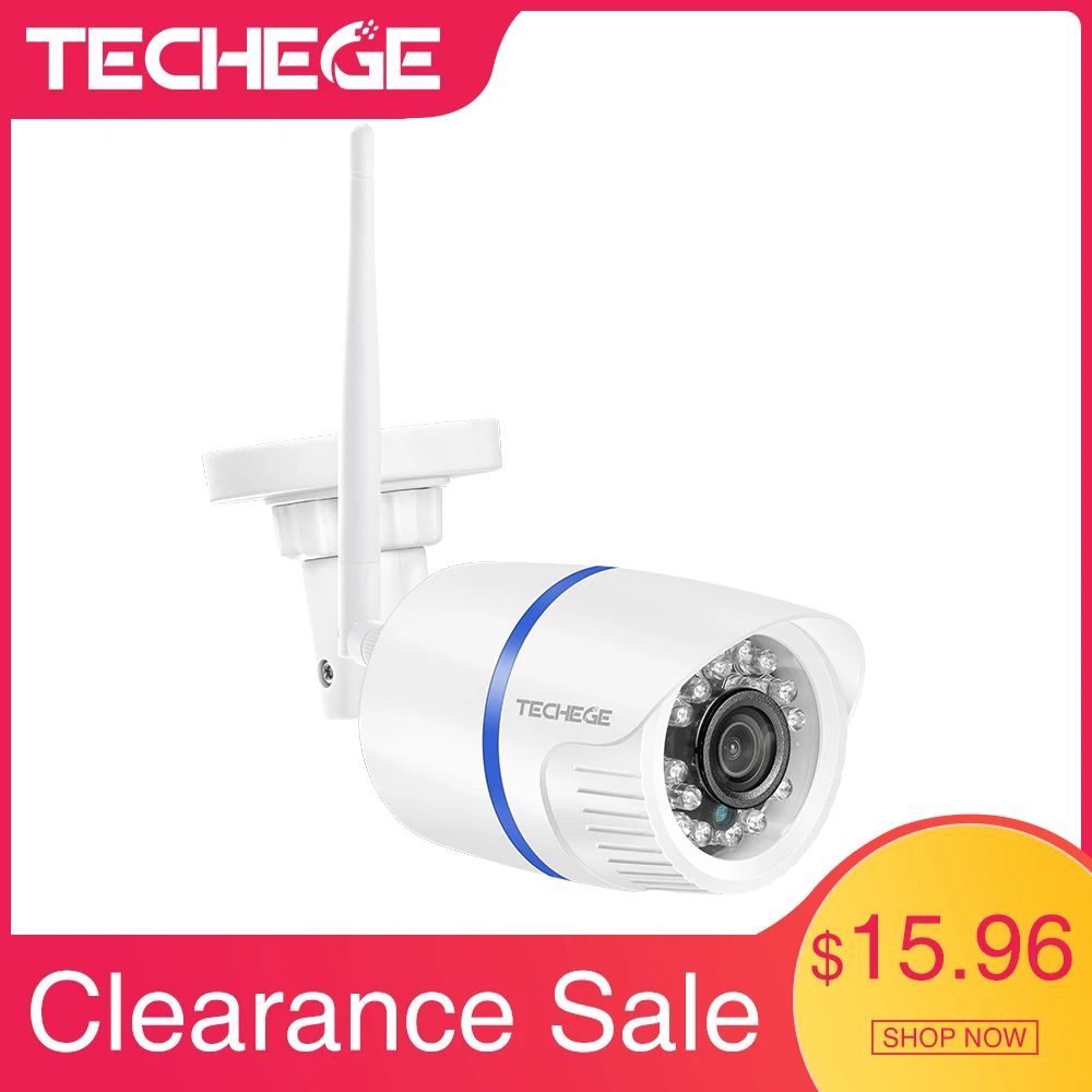 

Techege Yoosee HD 720P Wifi Camera Outdoor Waterproof Night Vision Wired Wireless Security Video Surveillance Camera SD Card