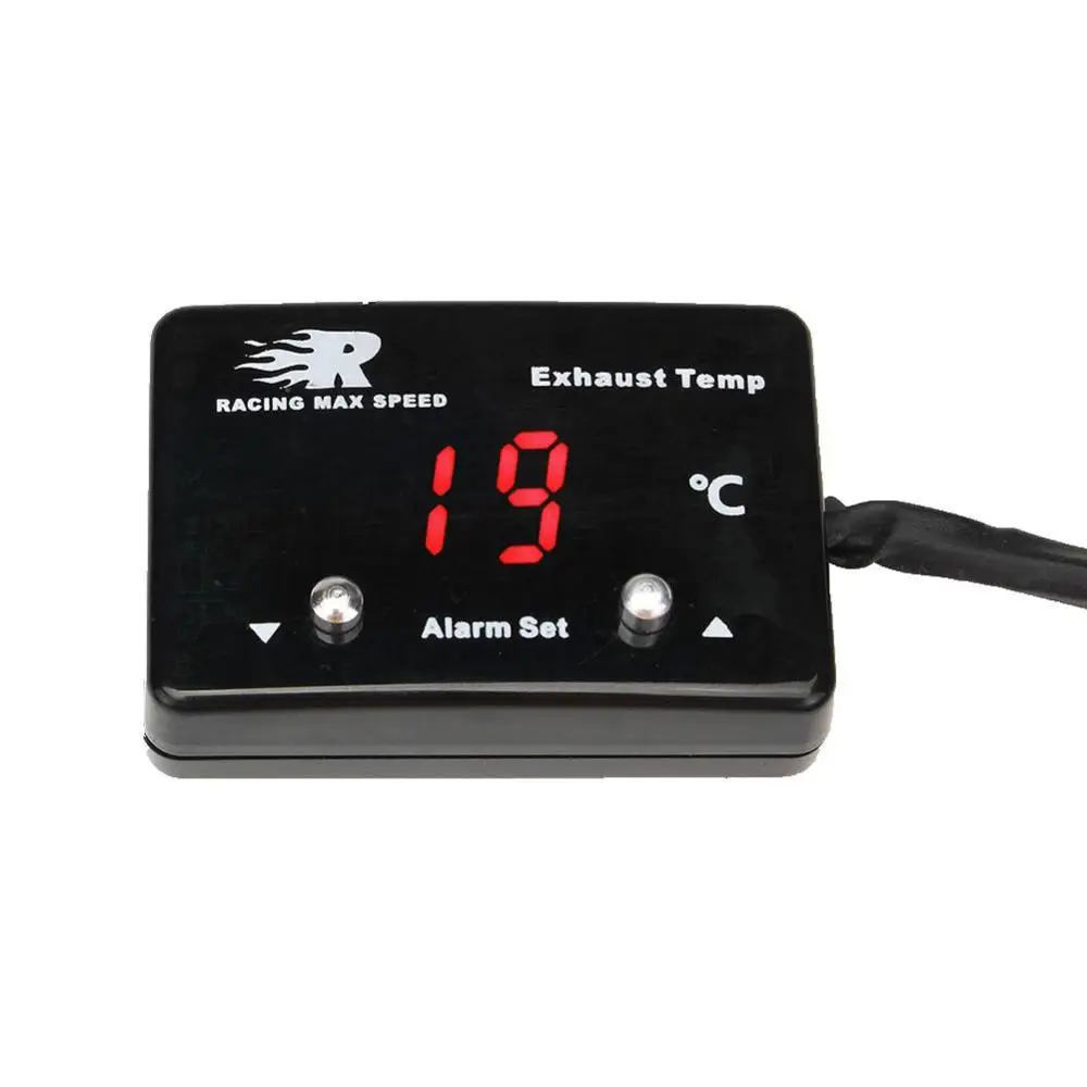 Digital Car Exhaust Gas Temp Gauge LED Display EGT Temperature Meter Sensor