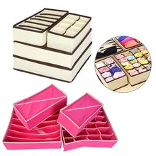 Складные домашние нетканые шарфы, носки, бюстгальтер, органайзер, ящик для хранения ящика, ящики-органайзеры для нижнего белья, бюстгальтер