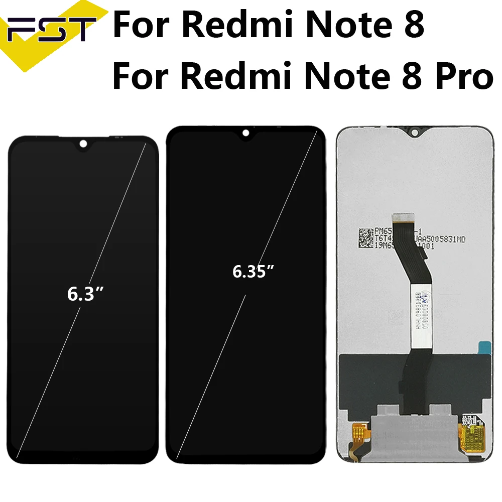 Для Xiaomi Redmi note 8 note8 ЖК дисплей кодирующий преобразователь сенсорного экрана в