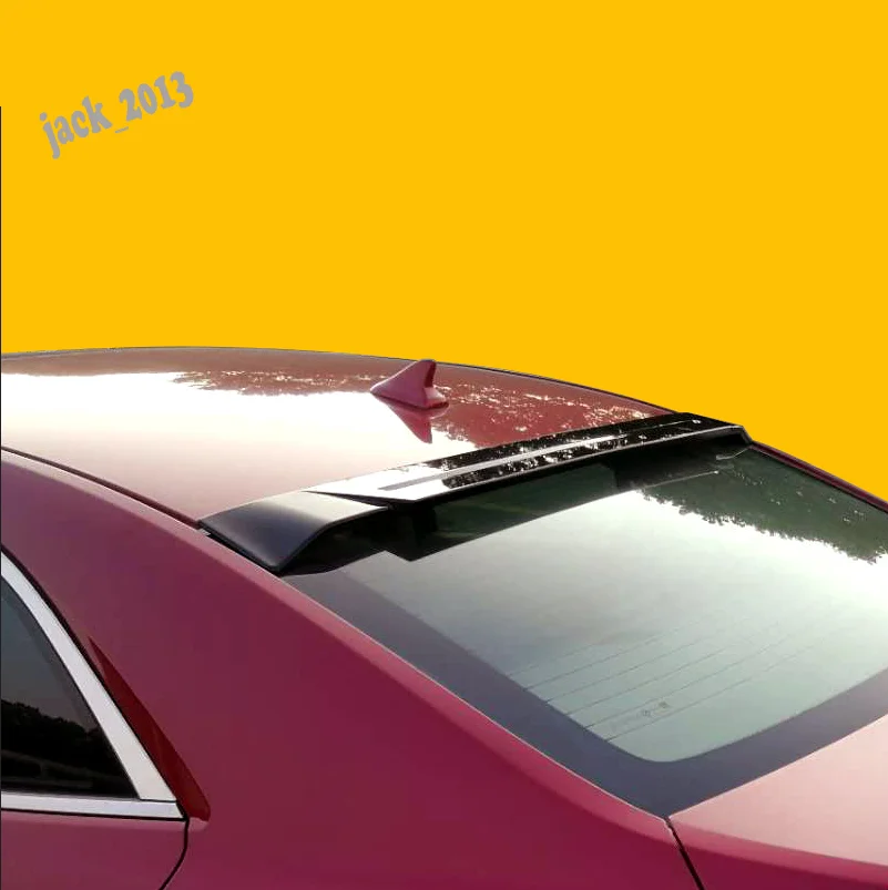 Автомобильный модификация автомобильные аксессуары 1 шт. ABS черный задний спойлер на крыло, крышу для Chevrolet Malibu 2012