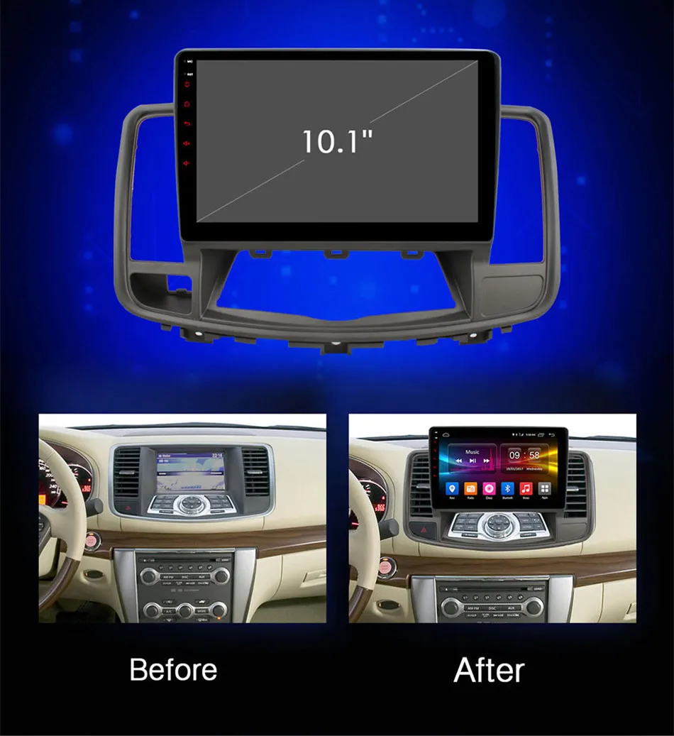Excellent RoverOne Android 9.0 Octa Core Car Radio GPS For Nissan Teana 2008 - 2012  Touchscreen Multimedia Player Stereo Teana Head Unit 4