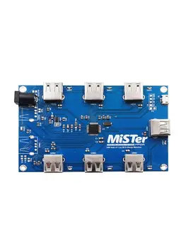 

Manual welding MisTer USB Hub v2.1 board For MisTer FPGA 7 USB Ports 203A