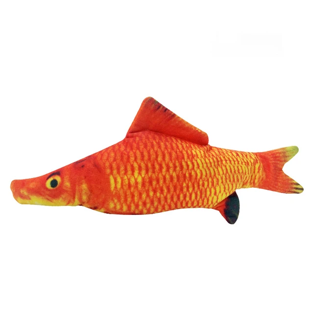 Cat Toy Fish USB Electric Charging Simulation Fish Cat Pet Chew Bite Interactive Cat Toys Dropshiping Moving Floppy Wagging Fish Style 10