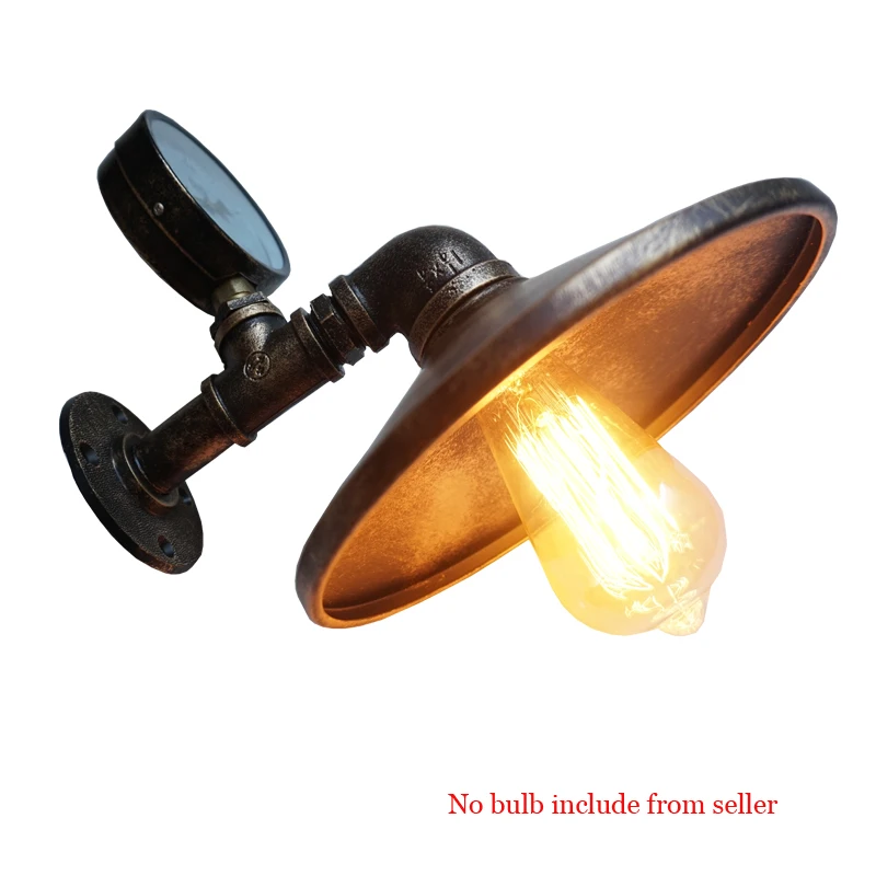 Лофт лампы, имитирующие водопроводную трубу E27, настенный светильник, лампа для спальни, ресторана, паба, кафе, бара, коридора, прохода, светильник, ретро бра, бра