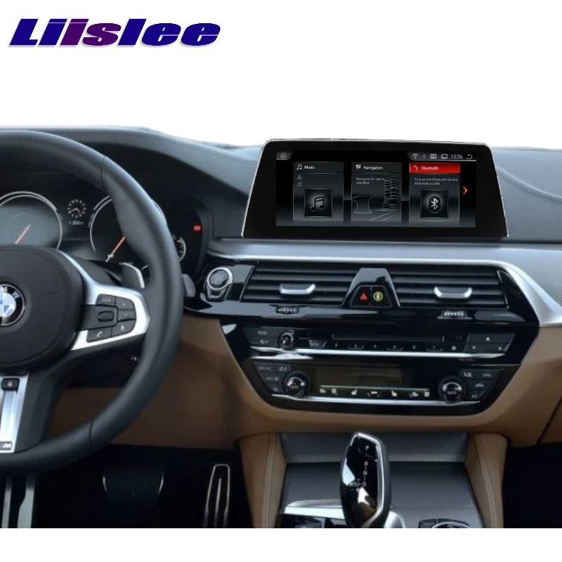 Автомагнитола для BMW 5 G30 G31 520i 530i 540i M550i 2016 ~ 2020 LiisLee с GPS картой радио стерео