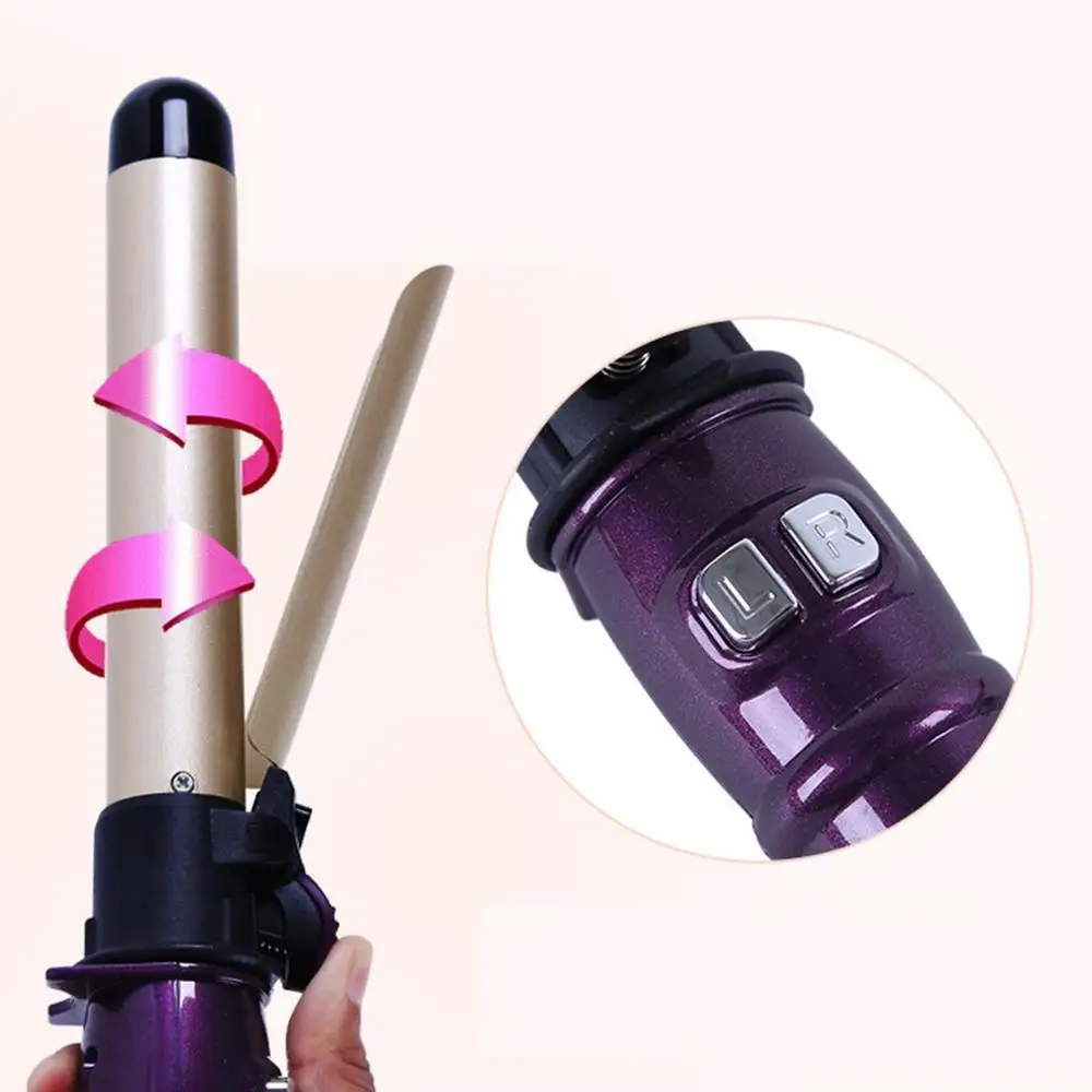 

Professional Rotating Electric Curling Iron Automatic Hair Curler Stick Ceramic Roll Curling 360-degree Automatic Rotation