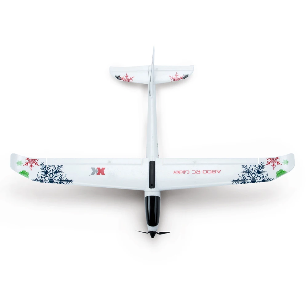 

Outdoor DIY 3D/6G Mode Fixed Wing Fly Wing Educational 2.4GHz White Remote Controller Foam 780mm Wingspan RTF A800 Kids Glider