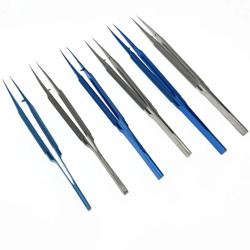 

16cm Titanium/Stainless Steel Ophthalmic Forceps Round Handle Tweezers Ophthalmic surgery Instruments