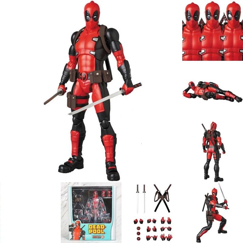 Классическая фигурка Дэдпула Marvel ПВХ игрушки модель KO's NECA конечная особая