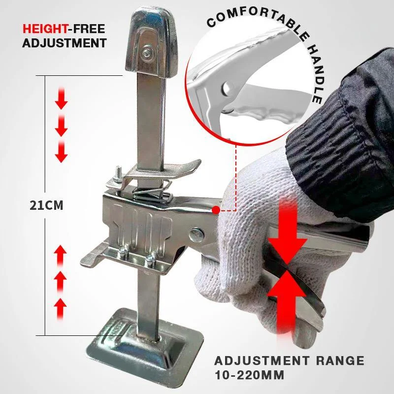 Labor-saving Arm Door Use Board Lifter Cabinet Jack Multifunctional Plaster Sheet Repair Anti Slip Hand Tools Moving Furniture
