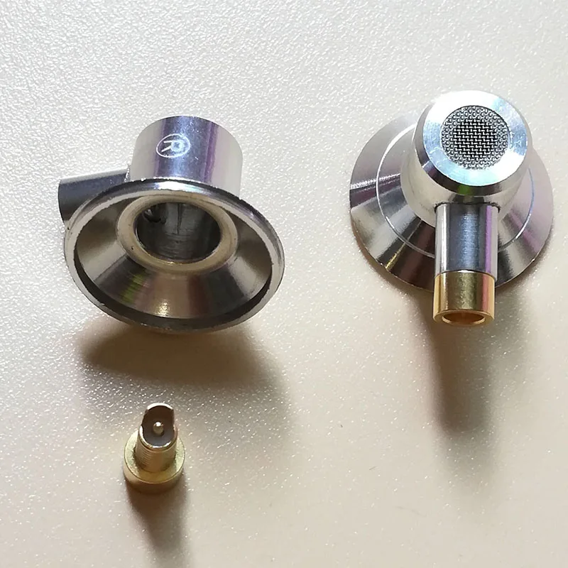 Metal headphone shell 15 4mm speaker unit driver and 2 pcs mmcx pin for diy earphone headset
