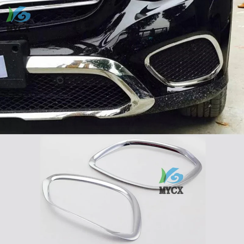 

For Mercedes Benz GLC Class X253 GLC200 GLC250 GLC300 2015-2017 ABS Car Front Fog Lamp Light Cover Trim Accessories Car-Styling