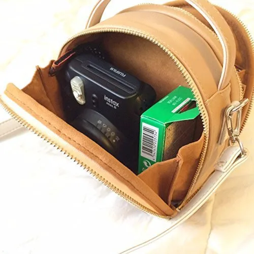 Чехол на молнии для камеры Fujifilm Instax Mini 9 8 70 7s 25 50s 90, маленькая сумка на ремне, Женская модная сумочка