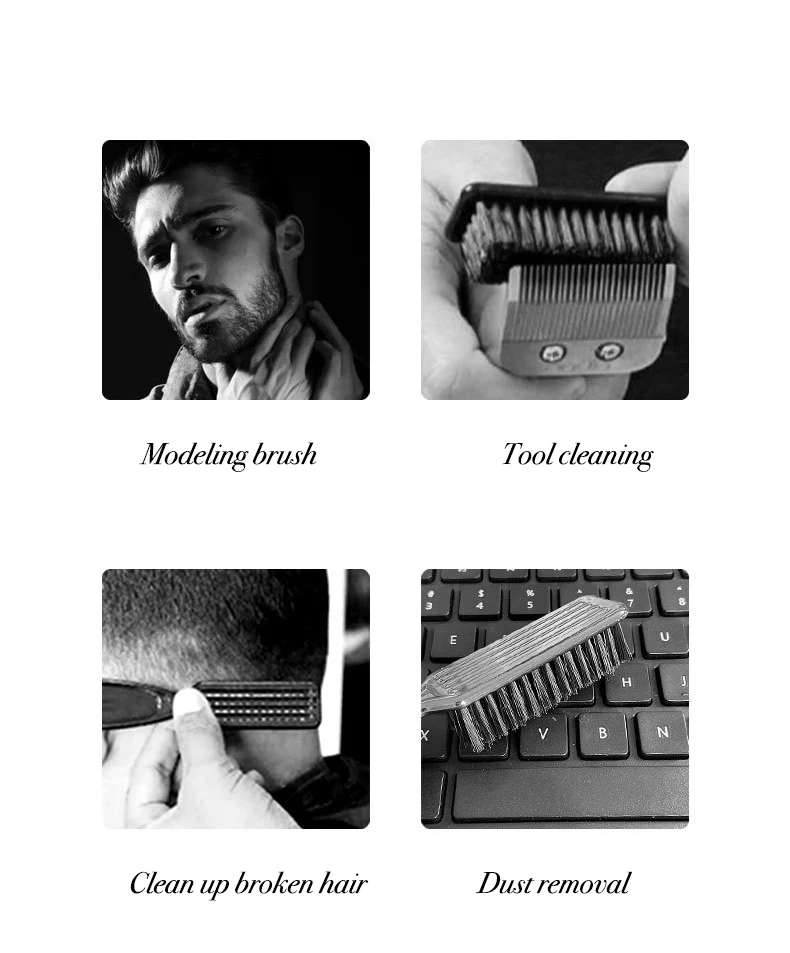 Barbershop Hairdressing Soft Hair Cleaning Brush Barber Neck Duster Broken Hair Remove Comb Hair Styling Tools Shaving Brush
