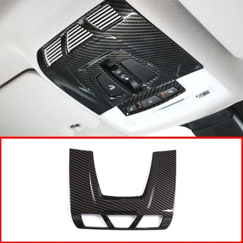 

For BMW X1 X2 X5 X6 Car Accessories Carbon Fiber ABS Plastic Car Interior Front Reading Light Cover Trim