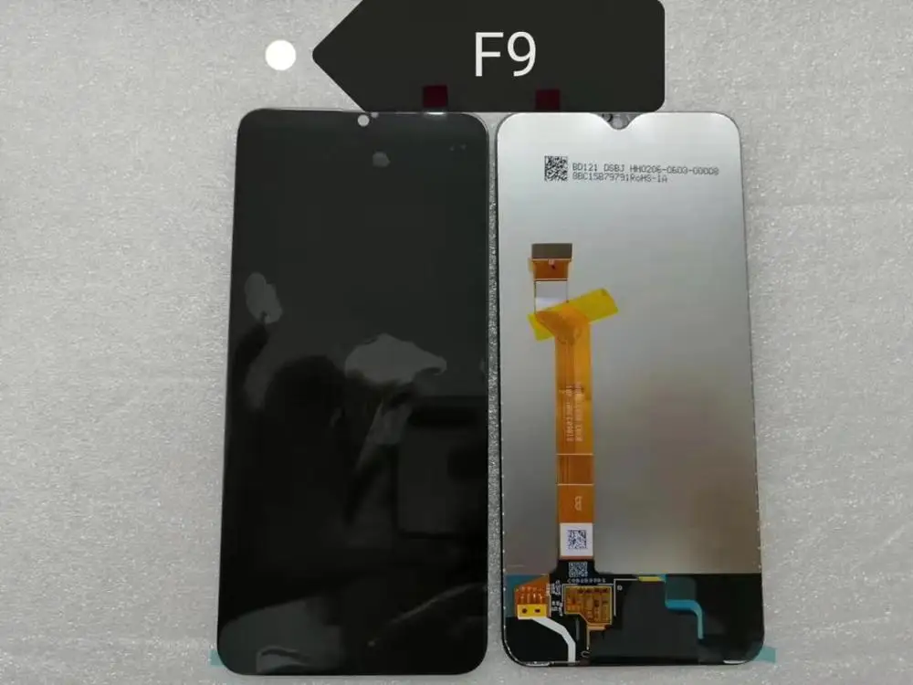Прошел Последовательное тестирование черный ЖК дисплей 6 3 дюйма для OPPO F9 CPH1825 с