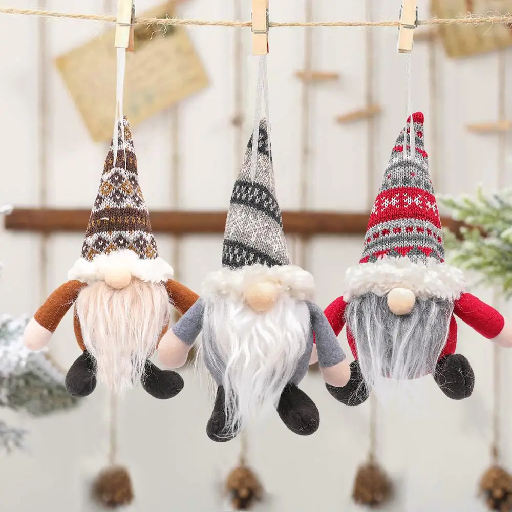 QIFU Christmas Doll Ornaments Merry Christams Decor for Home Cristmas Decor Xmas Gifts Happy New Year Navidad Noel
