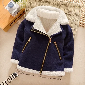 

Boys Woolen Coat 2020 Fashion Autumn Winter New Baby Boy Woolen Velvet Thick Jackets Fashion Warm Coat Kids Wool Coat Outwear